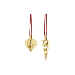 Discount Georg Jensen 2025 Juleornamentsæt 2 stk., guld