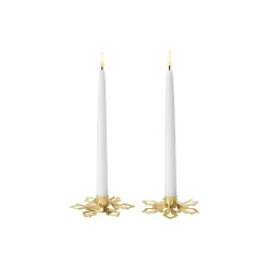 Discount Georg Jensen 2024 Lysestage 2 stk., guld