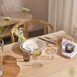 Clearance Iittala Aino Aalto drikkeglas 2 stk., linen