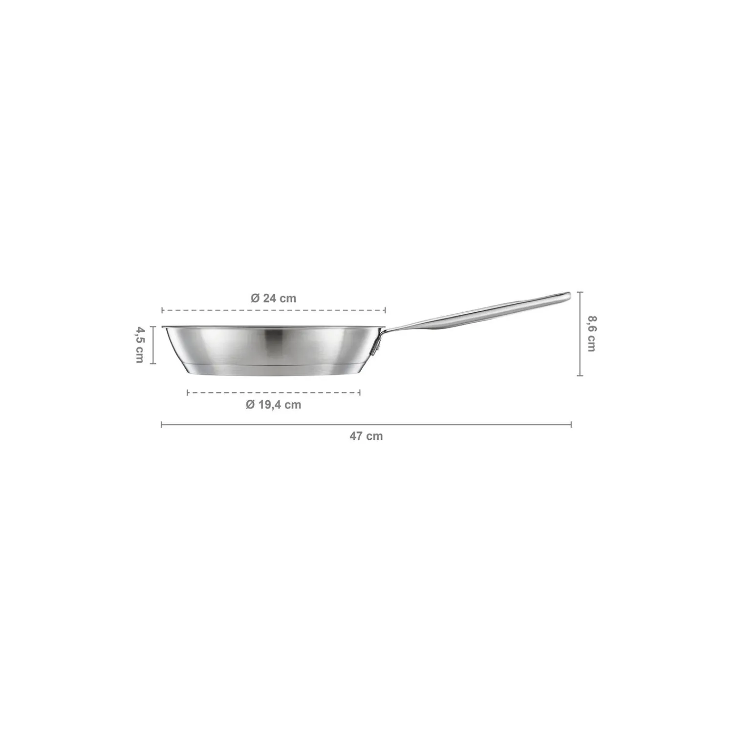Clearance Fiskars All Steel stegepande Ø 24 cm