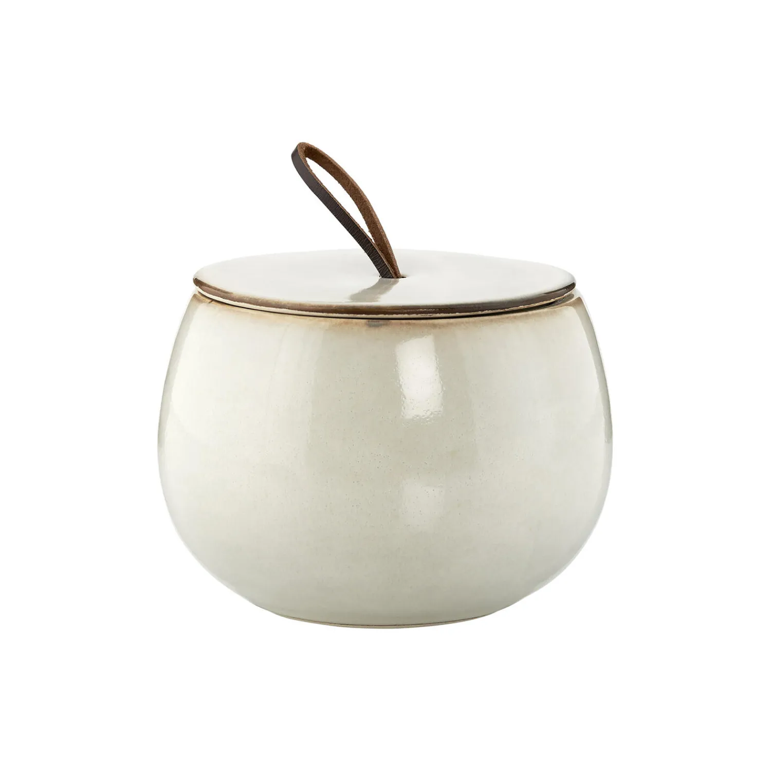 Lene Bjerre Småopbevaring<Amera krukke, beige