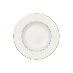 New Villeroy & Boch Anmut Gold Dyb Tallerken Ø 24 cm, hvid/guld