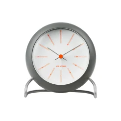 Best Arne Jacobsen Clocks Bankers Bordur, mørk grå
