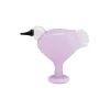 Best Iittala BBT Leppäinen glasfugl, lys lilla