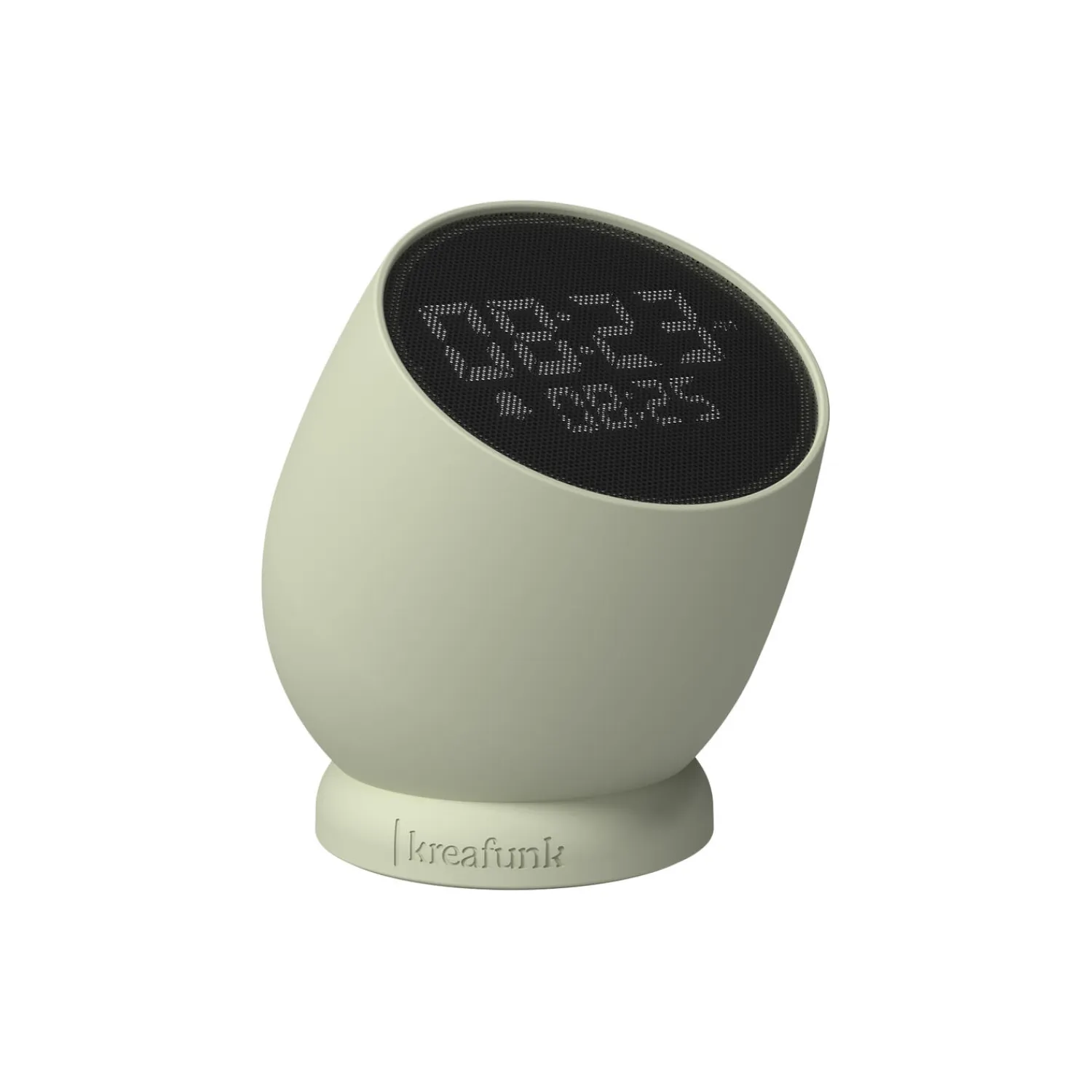 Kreafunk Ure<Bell Alarm Clock med højtaler dusty olive