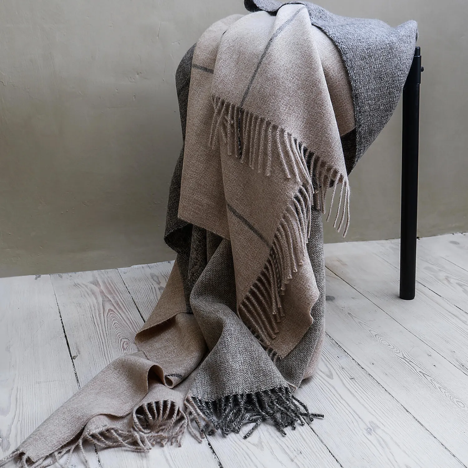 Discount ELVANG Blocks plaid, beige