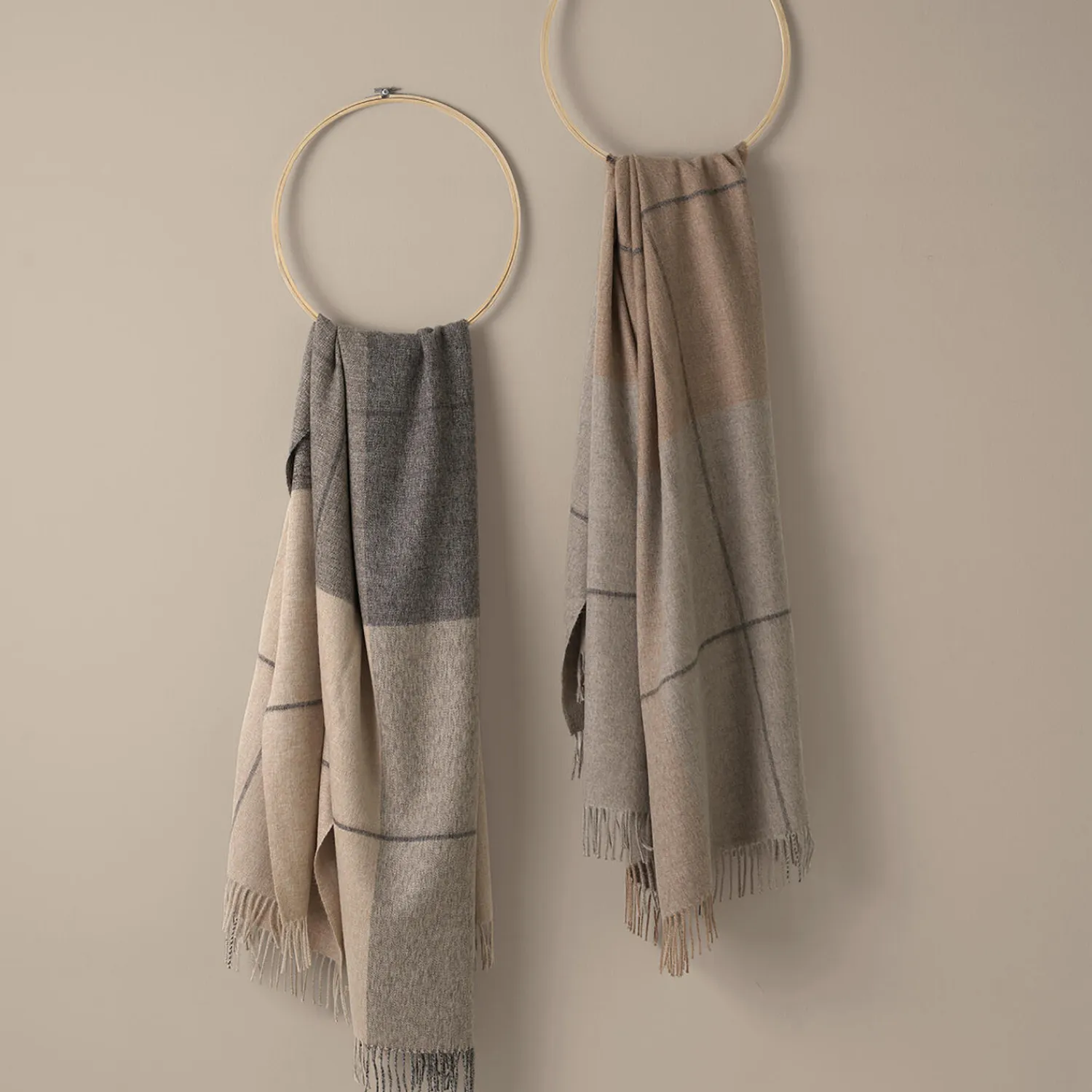 Discount ELVANG Blocks plaid, beige
