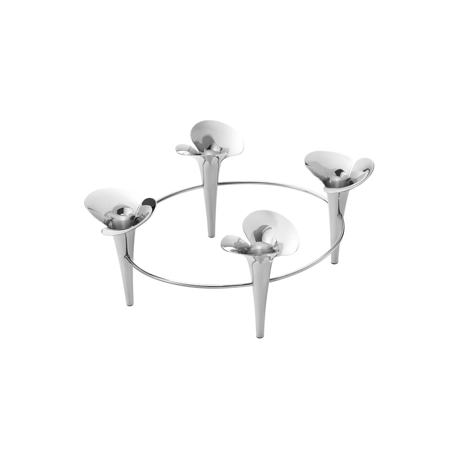 Online Georg Jensen Bloom Botanica lysestage sølv
