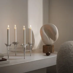 Online Georg Jensen Bloom Botanica lysestage sølv