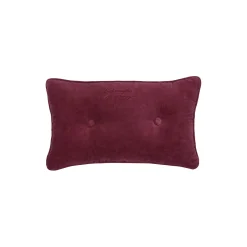 Best Lexington Buttoned Pillow, burgundy