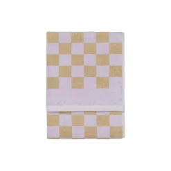 Clearance Marc O'Polo Checker håndklæde, lilac