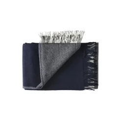 New Silkeborg Uldspinderi Drejø plaid, 04152 midnight