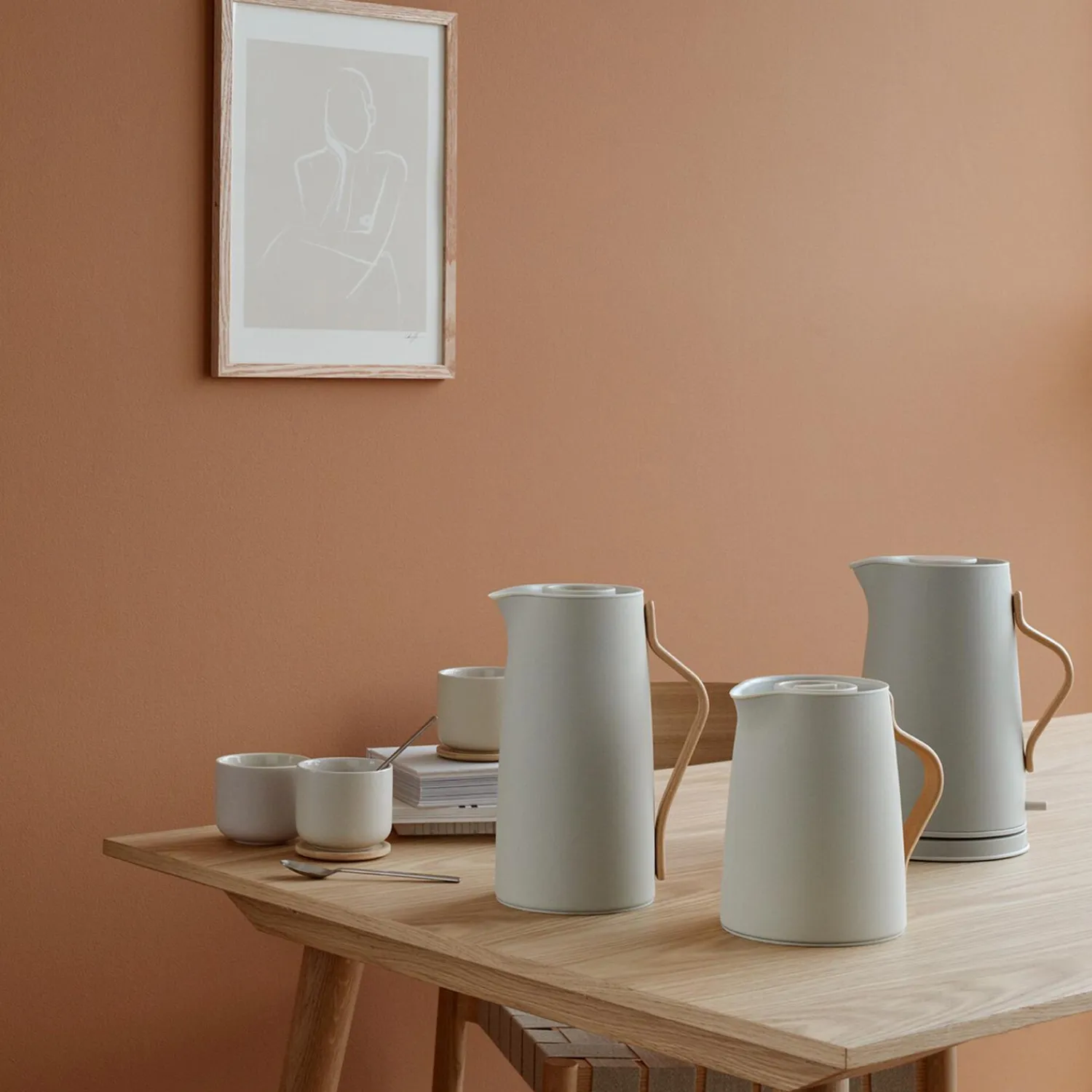 Clearance Stelton Emma kaffe-termokande, sand