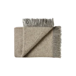 Discount Silkeborg Uldspinderi Fanø plaid, 00185 pebbles beige