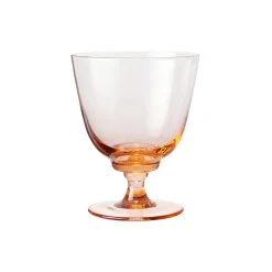 Holmegaard Glas<Flow glas på fod, champagne