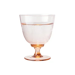 Holmegaard Glas<Flow glas på fod, champagne