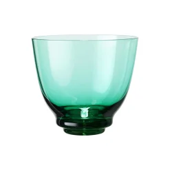 Holmegaard Glas<Flow vandglas, emerald green