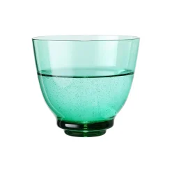 Holmegaard Glas<Flow vandglas, emerald green