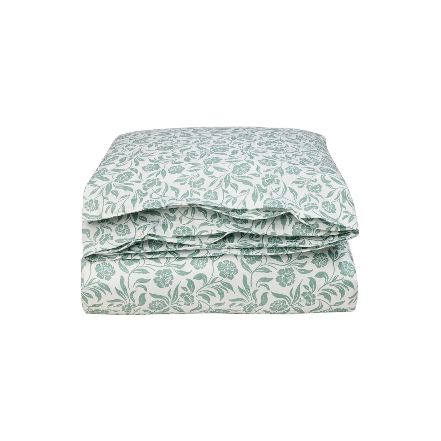 Outlet Lexington Flowers Cotton Sateen Bed Set, white/eucalyptus