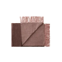 Silkeborg Uldspinderi Plaider<Franja plaid, 01232 pink-brown