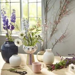 Discount Kähler Hammershøi vase, antracitgrå