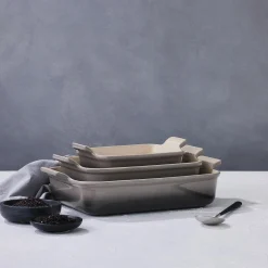 Best Le Creuset Heritage rektangulært fad 19 cm, flint