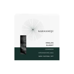 Discount Karmameju HIMALAYA fleecetæppe, dark grey