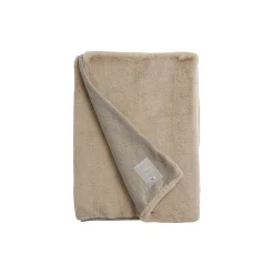 Online Lexington Hotel Faux Fur Blanket, lt beige