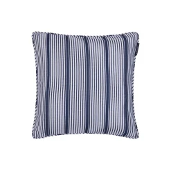 Sale Lexington Icons Classic Striped Organic Cotton Twill Pillow Cover, white/navy