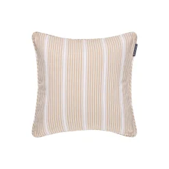 Outlet Lexington Icons Classic Striped Organic Cotton Twill Pillow Cover, beige/white