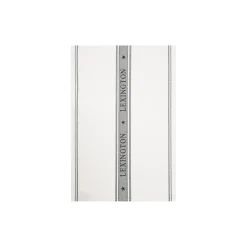 Clearance Lexington Icons Cotton Jacquard Star Kitchen Towel, white/black