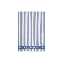 Outlet Lexington Icons Cotton Twill Waffle Striped viskestykke, blue/white