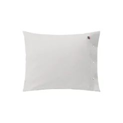 Clearance Lexington Icons Pin Point Gray Cotton Pillowcase, gray
