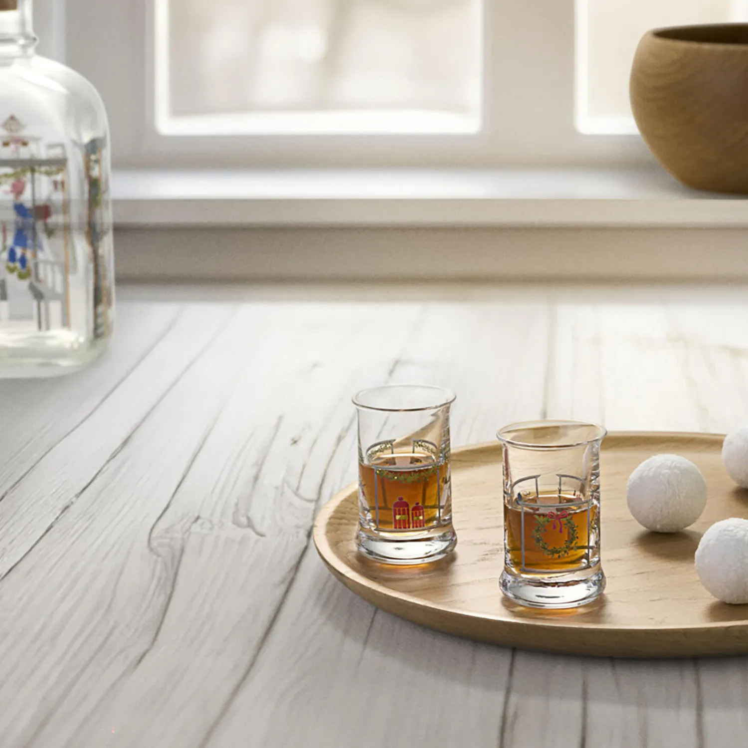 Holmegaard Glas<Juledramglas 2024 2 stk.