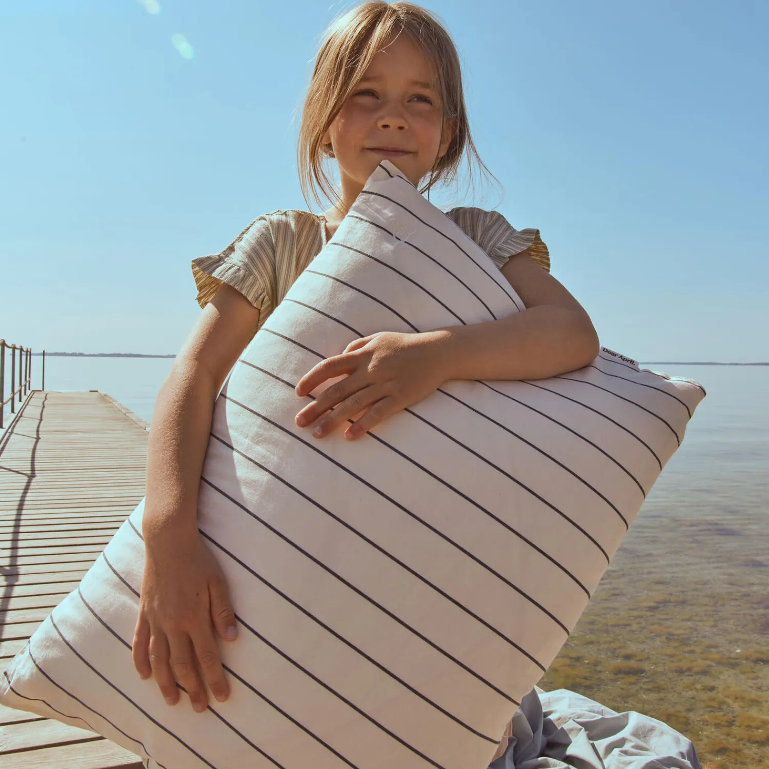 Best Dear April Juno junior sengetøj, sail stripes
