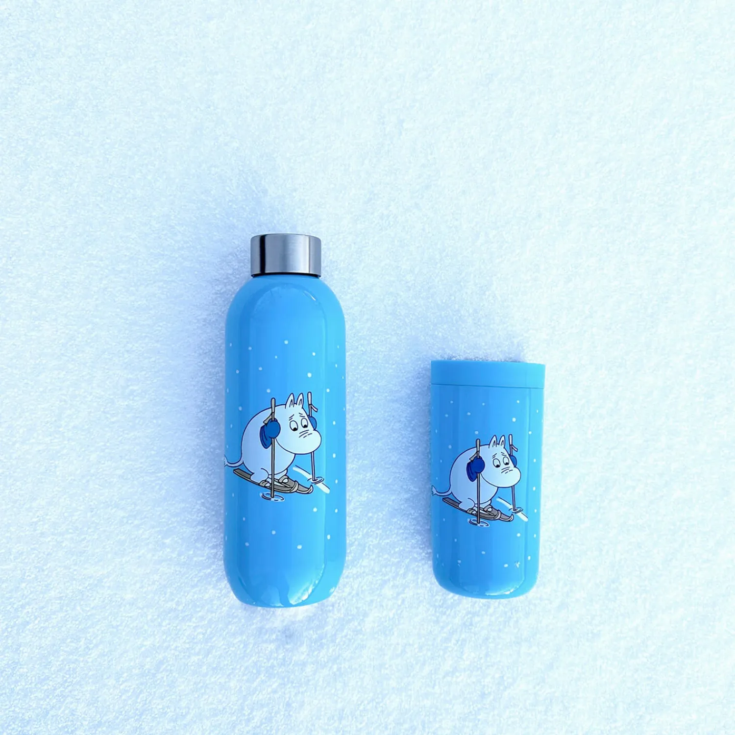 Discount Stelton Keep Cool termoflaske, moomin skiing