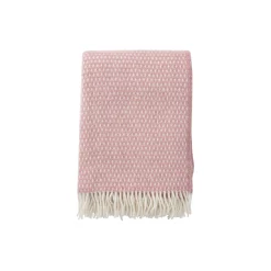 Best Klippan Yllefabrik Knut Uld plaid, pink