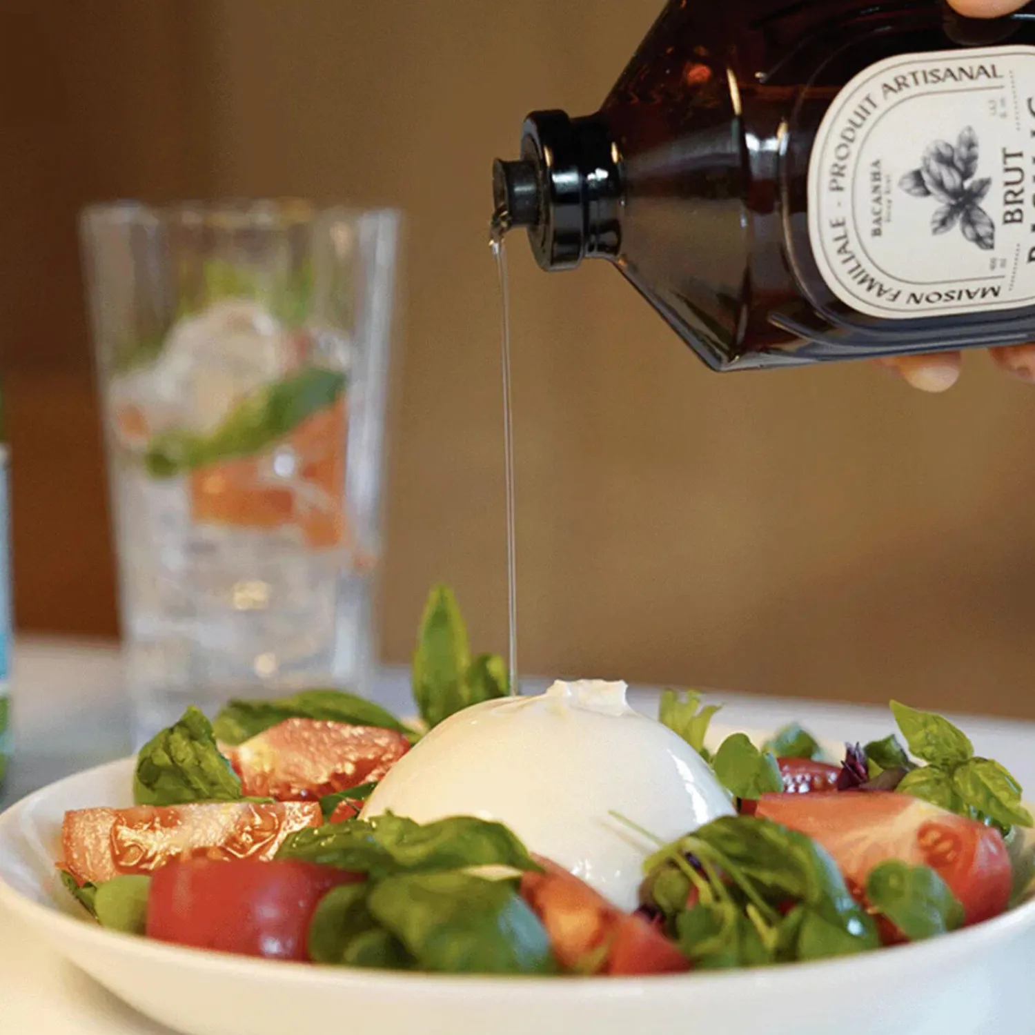 Bacanha Delikatesser<Økologisk sirup - Basilikum