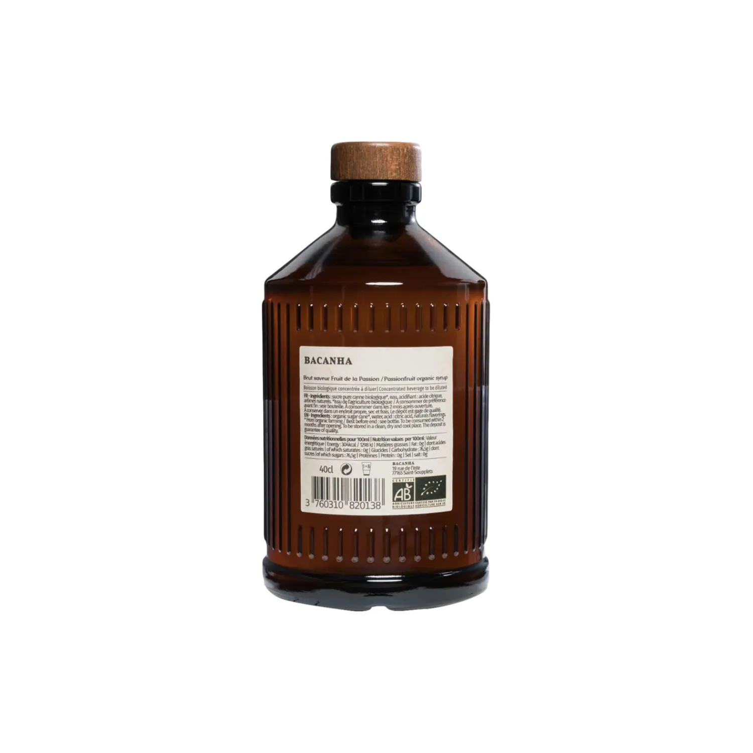 Bacanha Delikatesser<Økologisk sirup - Passionsfrugt