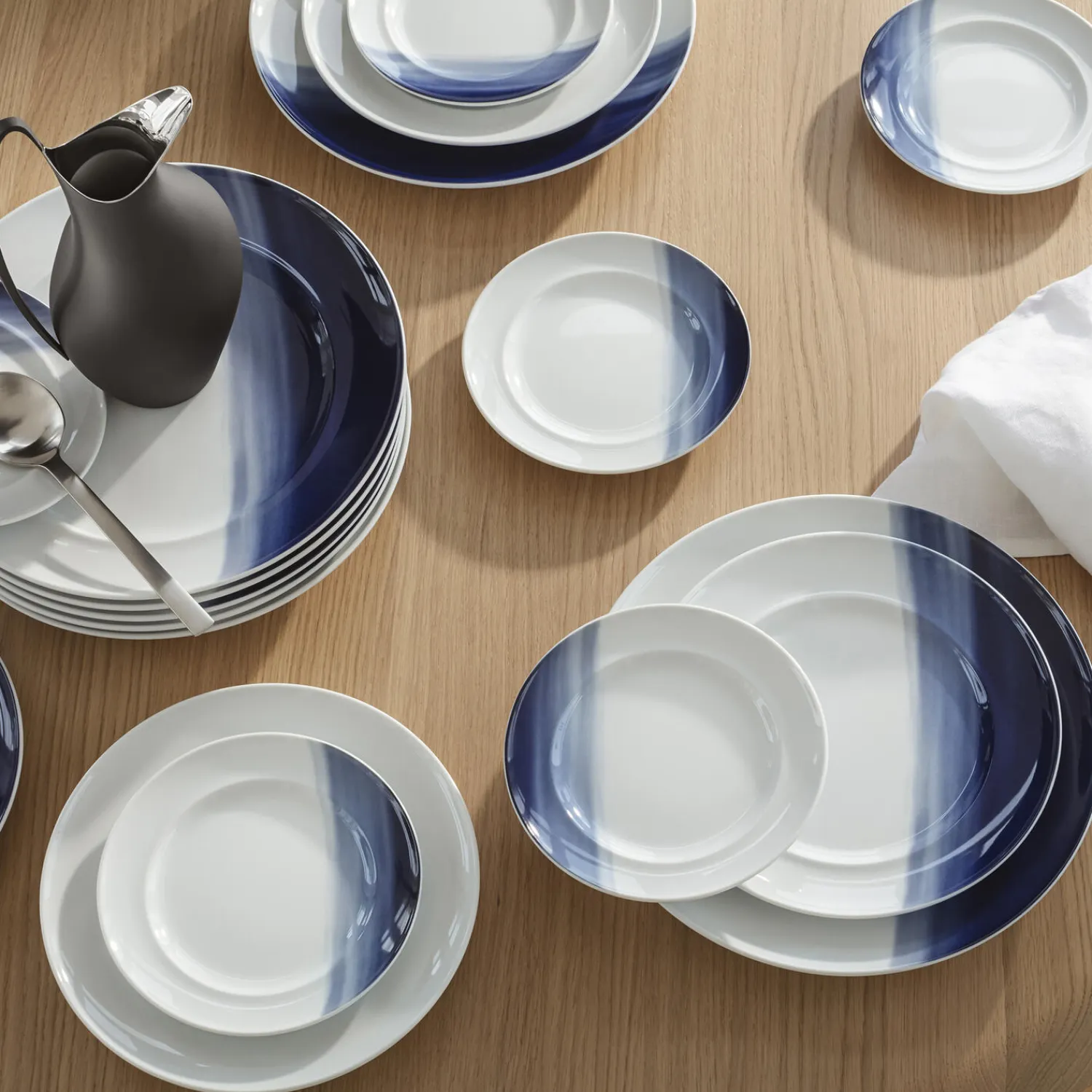 Discount Georg Jensen KOPPEL frokosttallerken 22 cm, blå nuancer