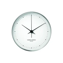 Clearance Georg Jensen Koppel vægur, hvid/stål