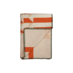 Best Røros Tweed KVAM Throw, orange