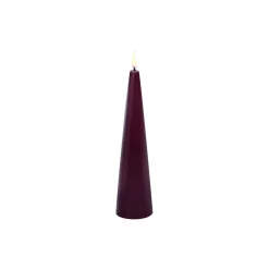 Uyuni Lighting Lys & Duftlys<LED cone candle, wine red