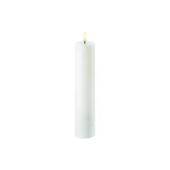 Uyuni Lighting Lys & Duftlys<LED Mini Pillar Candle 22 cm, nordic white