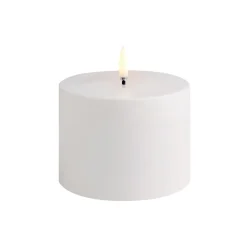 Hot Uyuni Lighting LED Outdoor Pillar Candle 8 cm, white nordic white