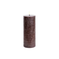 New Uyuni Lighting LED Pillar Candle 20 cm, brown