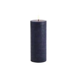 Discount Uyuni Lighting LED Pillar Candle 20 cm, dark blue