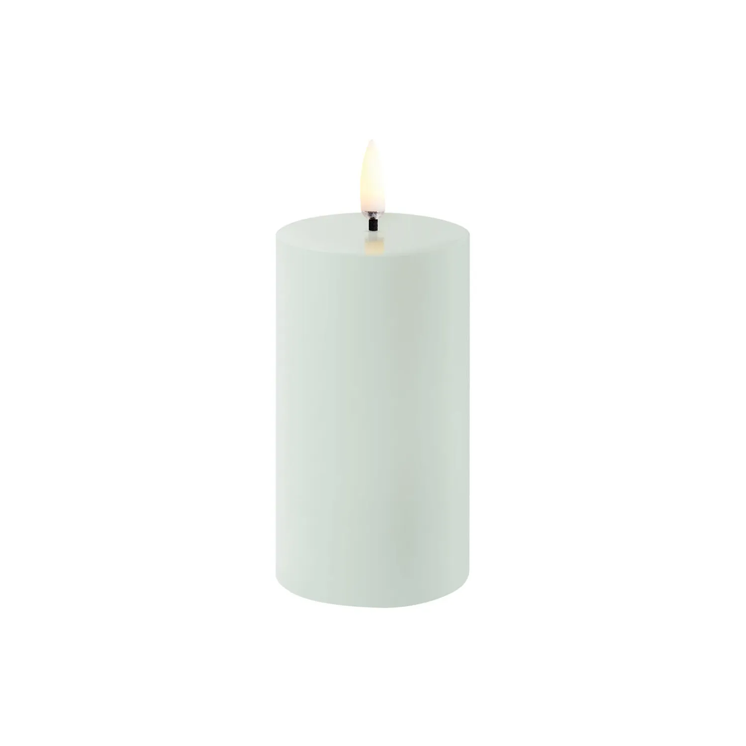 Discount Uyuni Lighting LED Pillar Candle 10 cm, dusty green