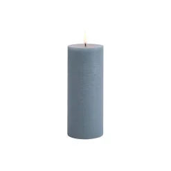 New Uyuni Lighting LED Pillar Candle 20 cm, hazy blue