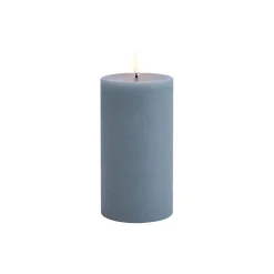 Best Uyuni Lighting LED Pillar Candle 15 cm, hazy blue
